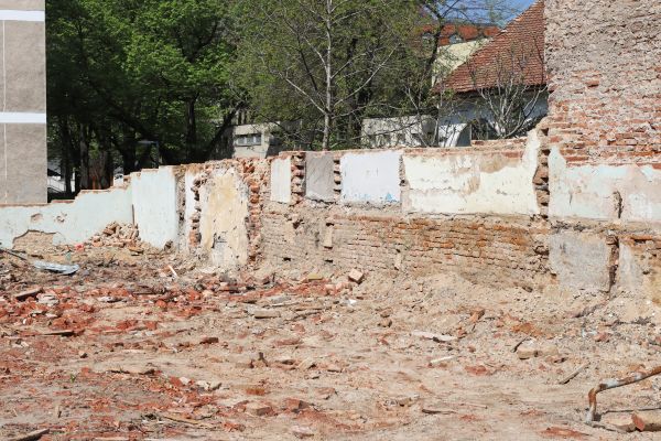 Brick Wall Demolition in Greenwood