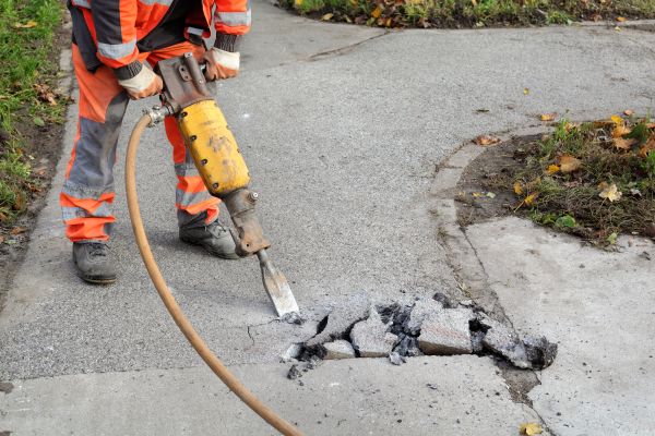 Concrete Sidewalk Removal in Greenwood