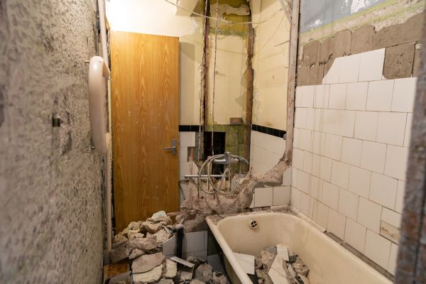 Shower Tile Demolition in Greenwood