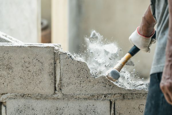 Block Wall Demolition in Greenwood