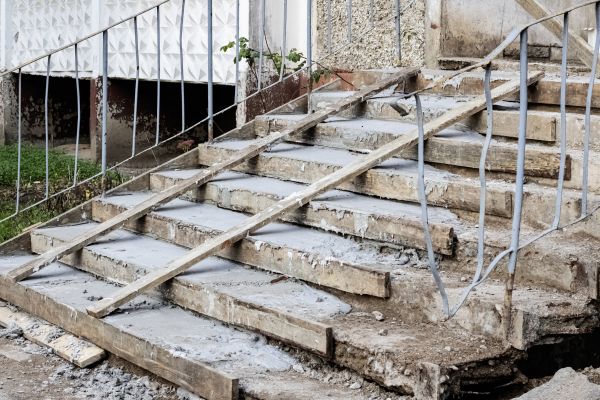 Staircase Demolition in Greenwood